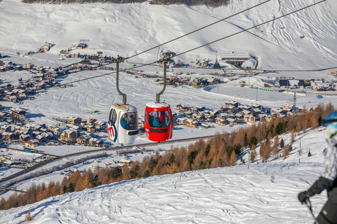 Martina Ski In - Ski Out Mt 50 - Happy Rentals Livigno Kültér fotó
